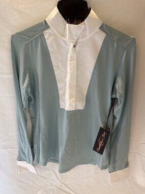 Chestnut Bay SkyCool Liberty Silverblue Top NWT
